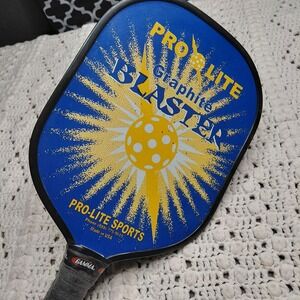 Pro Lite Blaster Graphite Pickleball Paddle Racquet Blue Burst Made In USA Gym